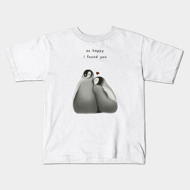so happy I found you cozynotes sample Kids T-Shirt by bexserious